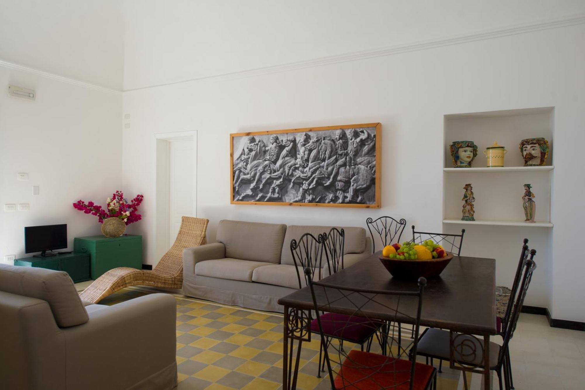 ホテル Relais Parco Cavalonga ドンナフガタ 部屋 写真